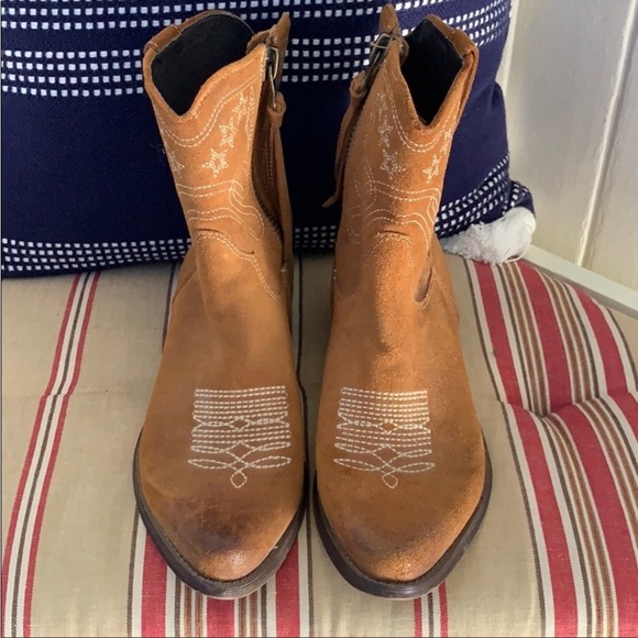 Boutique 9 Jolisa Western Cowboy Ankle Boots - Picture 8 of 13